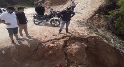 Encendidas se encuentran las alarmas en zona rural de La Playa de Belén debido a la remoción en masa que puede ocasionar una avalancha de grandes proporciones.