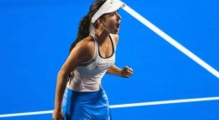 Camila Osorio inició el WTA 125 de Midland con triunfo./Foto: cortesía