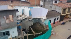 Colapsa vivienda por problemas hidrosanitarios en Las Mercedes, Ocaña.