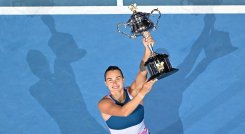 La bielorrusa, Aryna Sabalenka, brilló en el Abierto de Australia.