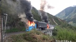 Cansados de los atentados terroristas en la carretera Ocaña-Cúcuta se muestran los distribuidores de combustibles de la zona del Catatumbo.