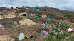 Las autoridades buscan mecanismos de concertación antes de proceder al lanzamiento de las familias que invaden terrenos aledaños a la Normal Superior de Ocaña.