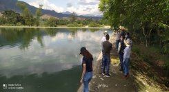 El 50 por ciento de la laguna está llena de lodo y tierra./ Foto Cortesía