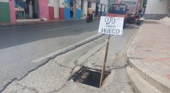 Desesperados se encuentran habitantes de algunos sectores de la localidad ante el hurto de tapas de alcantarillas, rejillas e incluso nomenclaturas.