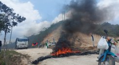 Nuevamente se presentan bloqueos en la vía de acceso del relleno sanitario de la vereda La Madera, debido al incumplimiento del Plan de manejo ambiental.