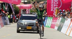 Jhonathan Chaves (EPM),ganó la primera etapa de la Vuelta de la Juventud 2023.