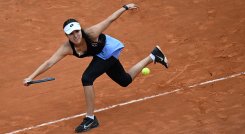 Camila Osorio en el WTA 1000 de Roma. 