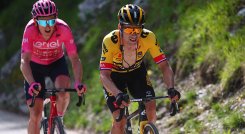 Geraint Thomas y Primoz Roglic