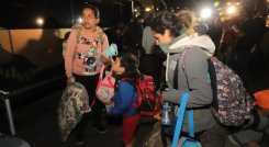 Un avión con 115 migrantes venezolanos partió ayer desde el norte de Chile. 