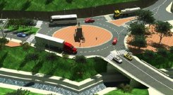 En aras de organizar el tráfico vehicular se proyecta la construcción de un intercambiador vial. /Foto: La Opinión.