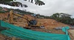 Trabajos se encuentran paralizados, confirmó ayer la territorial del Invías en Ocaña./ Foto: Cortesía.