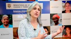 Ministra de Vivienda, Catalina Velasco. / Foto: Cortesía