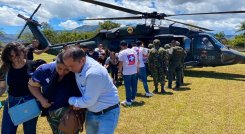 El drama humano de los damnificados de la avalancha en Ábrego