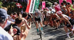 Wout Poels (Bahrain-Victorius), sorprendió a todos en la etapa 15 del Tour.