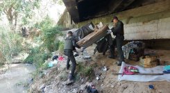 En varias oportunidades se han realizado operativos en la zona, pero los habitantes regresan./ Foto: Cortesía