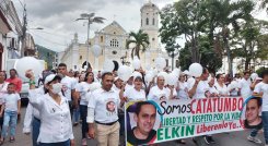 Un vehemente llamado hizo el alcalde de Convención para mitigar el flagelo del secuestro y la extorsión en el Catatumbo./ Foto: Cortesía