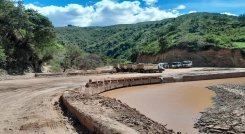 Comerciantes de la región solicitan al Gobierno Nacional mayor seguridad y solventar la emergencia vial./ Foto: Cortesía.