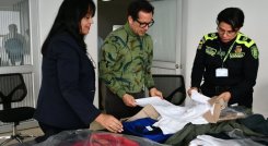 Coronel Sandra Yanetrh Mora, comandante entrante de la MECUC/Foto cortesía