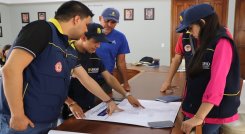 En Ocaña se llevan a cabo mesas de trabajo para mitigar emergencias./ Cortesía.
