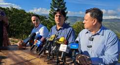  Juan Gabriel Pérez, presidente ejecutivo de la Cámara Colombo Venezolana, y Víctor Méndez, recorrieron las industrias del Táchira. 