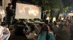 Una estrategia para promover los programas ambientales se implementó con la población infantil./ Foto: Cortesía