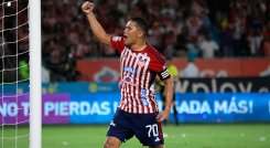 Carlos Bacca, delantero de Junior FC. 
