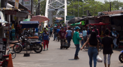 El comercio en Puerto Santander cada vez está más a la baja. La esperanza es la apertura plena del Puente Unión. 