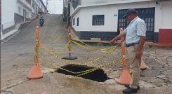 Calles de Ocaña se están hundiendo por el abandono