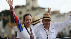 Las caras de la oposición venezolana; la líder opositora María Corina Machado y el candidato a la presidencia, Edmundo Gónzalez. / Foto cortesía