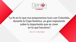 ¡Por ti Colombia!
