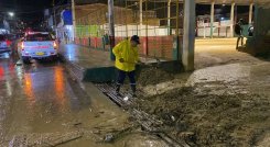 Las fuertes precipitaciones de los últimos días mantienen en alerta a los habitantes de esta zona del departamento./ Foto: Cortesía / La Opinión 