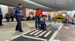 Seguridad vial desde las aulas es la consigna de la secretaría de Movilidad en Ocaña./ Foto: cortesía