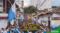 La multitudinaria procesión en honor a la patrona la virgen de la Torcoroma es el mejor termómetro del fervor religioso de los ocañeros./ Foto cortesía: La Opinión.