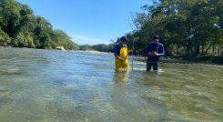 Monitoreo de las aguas de los ríos que surcan Cúcuta y el área por parte de Corponor/Foto cortesía