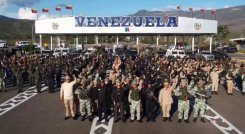 El ejercicio contempló el simular un ataque de ingreso de mercenarios al territorio. / Foto redes