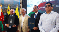 Firma de Acuerdo entre Cúcuta y San Cristobal