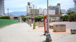 El parque tiene un amplio parqueadero con capacidad para 300 carros y 100 motos, pero no se está utilizando. / Foto: Carlos Ramírez. 