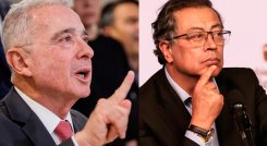 Petro y Uribe