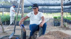 Sonia Evangelista Medina es una mujer agricultora y artesana originaria de Inírida (Guainía). / Foto: Cortesía