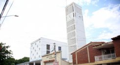 La iglesia María Auxiliadora fue construida por la comunidad salesiana y los residentes. / Foto: Carlos Ramírez.     