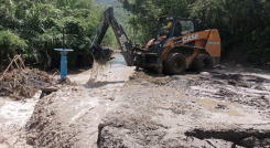 Así está la captación del acueducto de Villa del Rosario en el río Táchira.