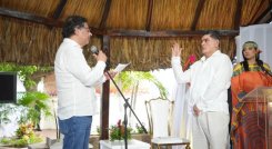 Gregorio Eljach toma posesión como procurador y anuncia autonomía e independencia./Foto Presidencia
