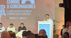 La petición la hizo el mandatario departamental al Gobierno Nacional, en nombre de todos los gobernadores del país, durante la Cumbre por el Campo desarrollada en Villa de Leyva, Boyacá./Foto cortesía: La Opinión.
