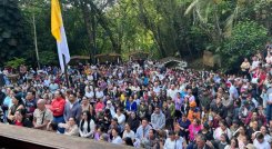 Peregrinos claman a la virgen de la Torcoroma por la paz del Catatumbo.