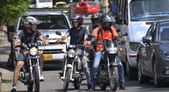 Motociclistas en Cúcuta.