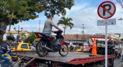 En Ocaña inician puestos de control para sancionar a los conductores indisciplinados.