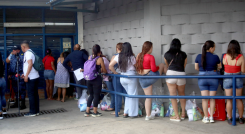 Visita familiar a la cárcel.