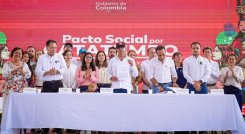 Presidente Petro y varios de sus ministros estarán presentes hoy en Tibú/Foto cortesía