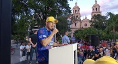 El alcalde Jorge Acevedo proclama la apertura de la Feria de Cúcuta 2025./Foto Stefany Peñaloza
