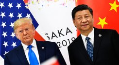 Donald Trump, presidente de Estados Unidos (izquierda) junto a Xi Jinping, presidente de China. / Foto Archivo